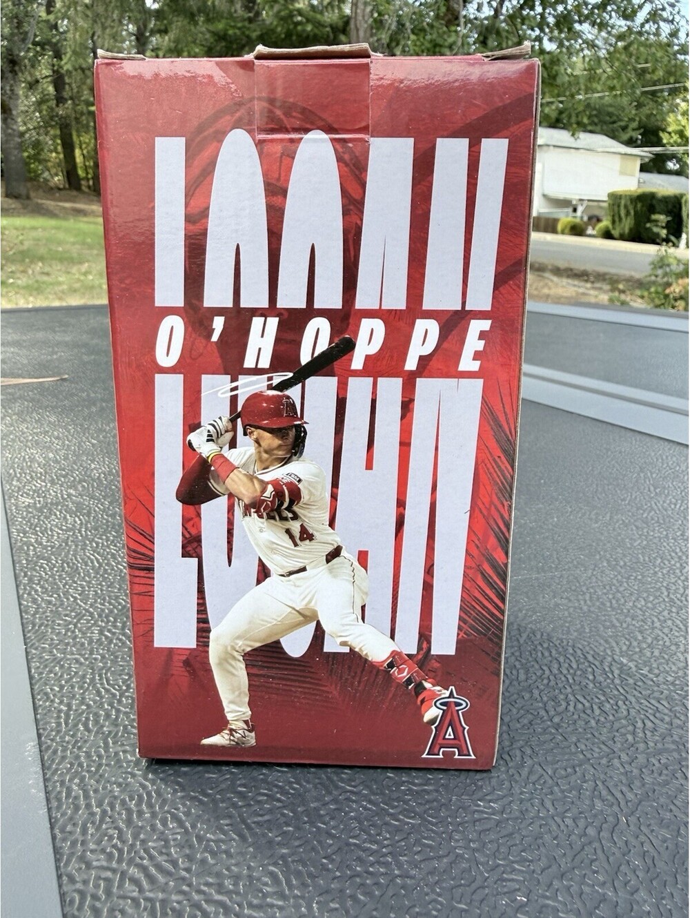 LOS ANGELES ANGELS HALOS MLB BASEBALL LOGAN O'HOPPE #14 BOBBLEHEAD SGA 8/22/2025